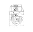 AC 300Q dental chair compressor. For 4/5 dental equipment. With air dryer AC 300Q dental chair compressor. For 4/5 dental equipment. With air dryer